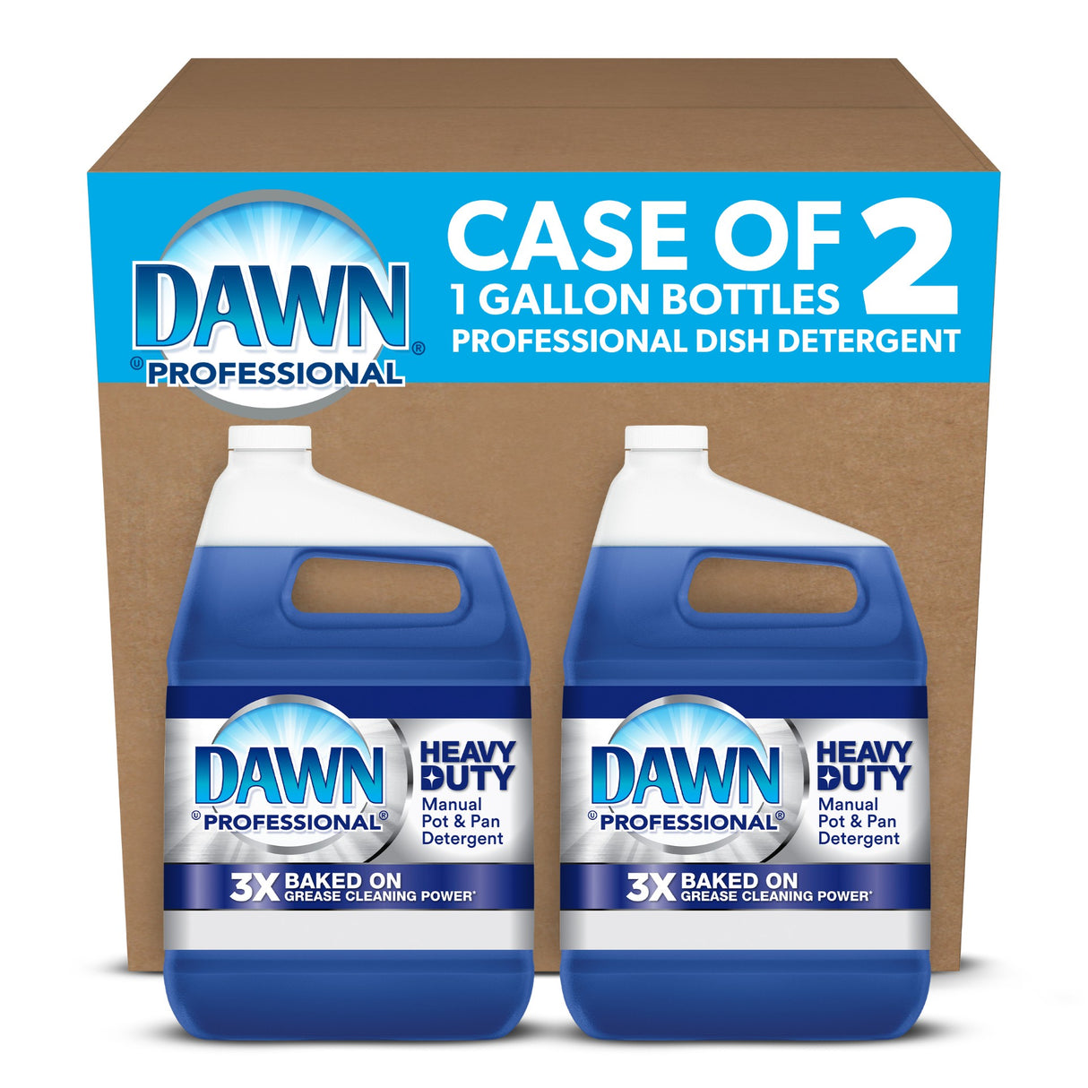 DawnÂ® Pro Heavy-Duty Manual Dish Soap, Original, 1-Gal., 2 Jugs (08838)
