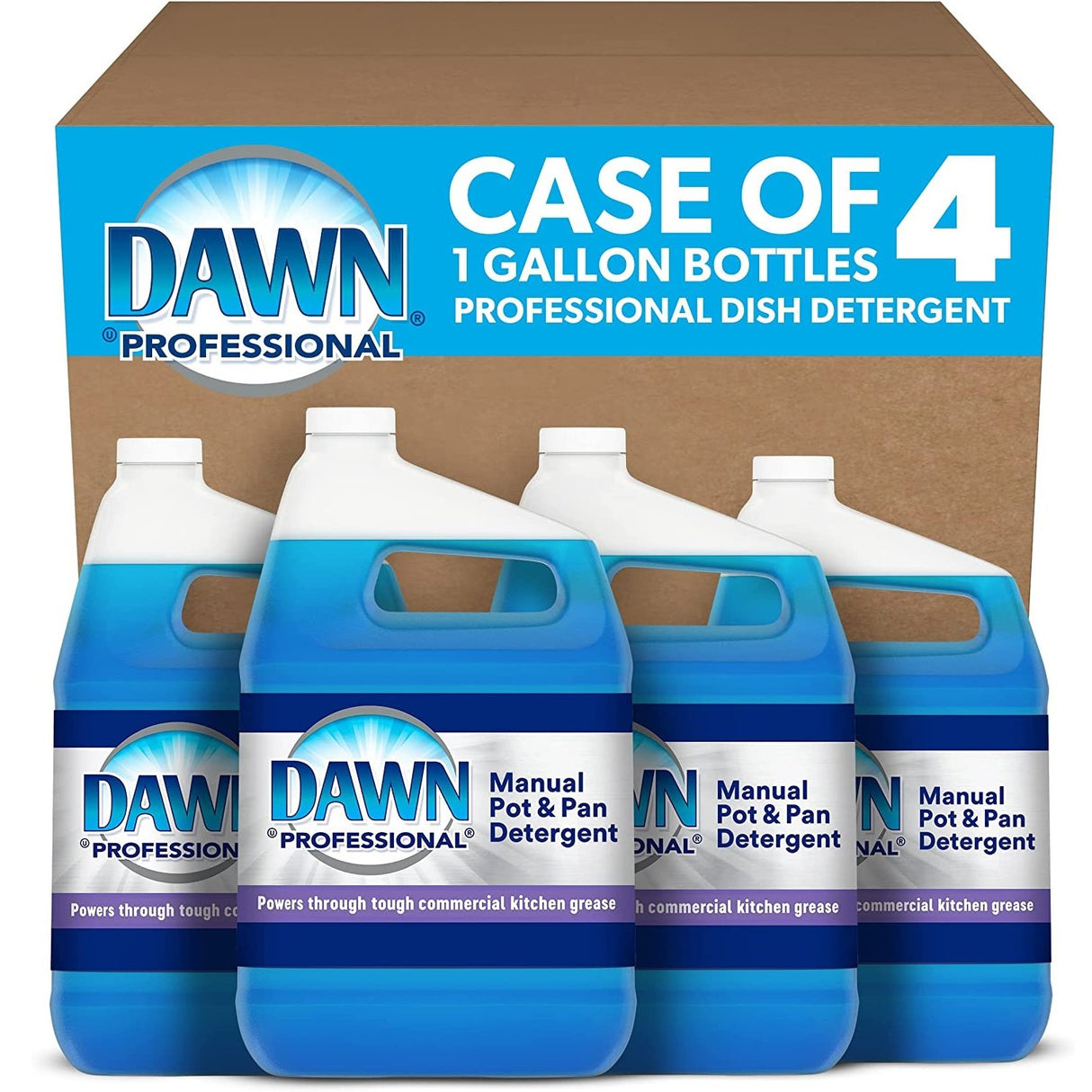 DawnÂ® Pro Manual Pot & Pan Dish Soap, Original Scent, 1 Gal., 4 Jugs (PGC57445CT)