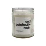 Oud Patchouli + Resins – 7 oz Candl