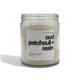 Oud Patchouli + Resins – 7 oz Candl