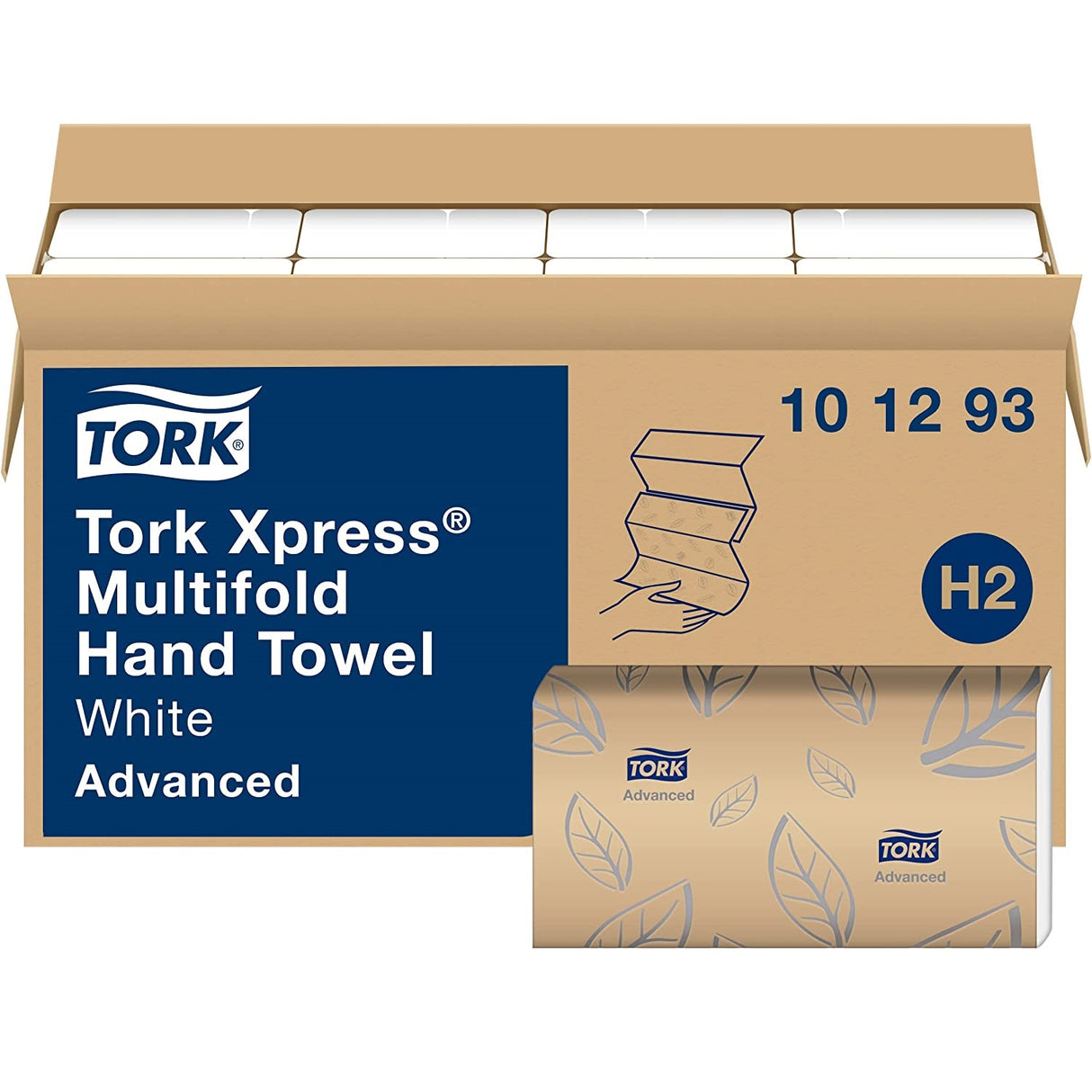 TorkÂ® Multifold Paper Towels, 2-Ply, White, 3024 Towels (101293)