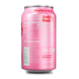 Sparkling Prebiotic Soda Beverage with Apple Cider Vinegar, Seltzer Water and Fruit Juice, Raspberry Rose Flavor, 12 Oz, Pack of 12, Packaging May Vary